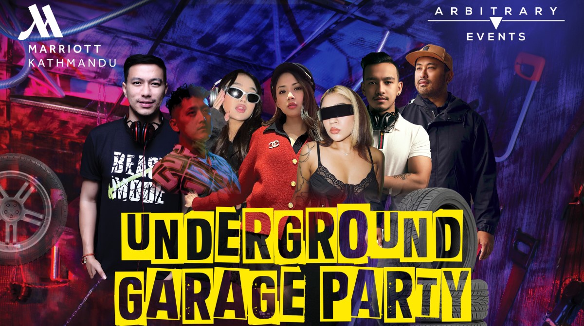 होटल मेरियटले नेपालमै पहिलो पटक अण्डरग्राउण्ड ग्यारेज पार्टी गर्दै 